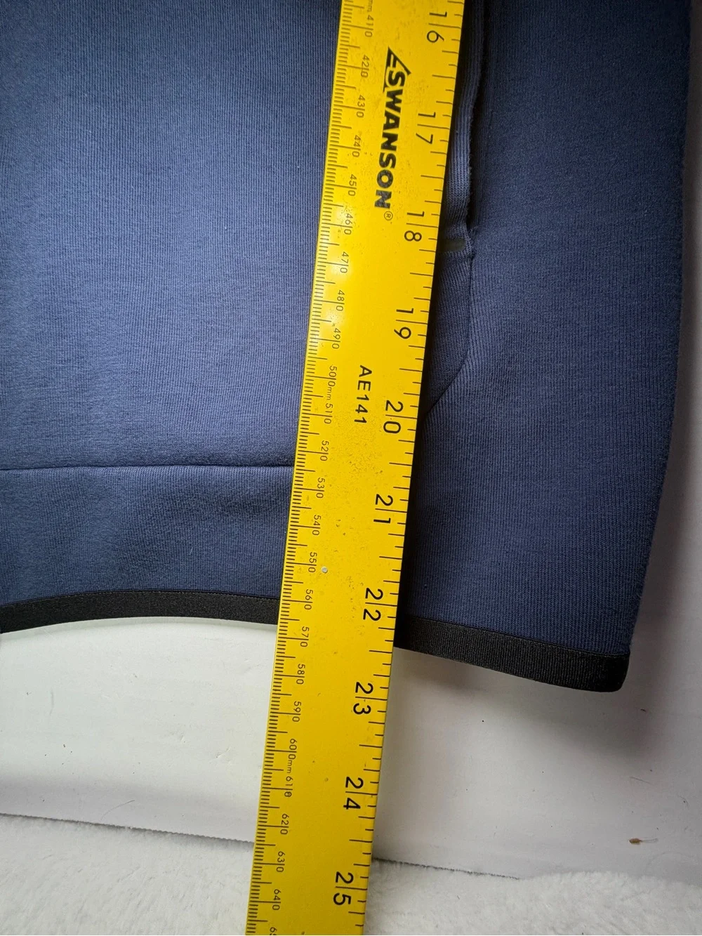 Nike Navy Blue Zip Hoodie with Hood